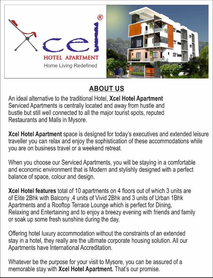 Xcel Luxury Hotel Apartments-Home Living Redefined Мисор Екстериор снимка